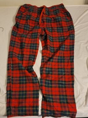 Pendleton Red and Black Tartan Plaid Jogger Pants